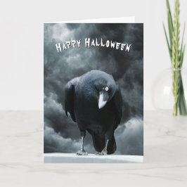 Tarjeta Black Raven Halloween