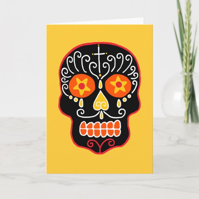 Tarjeta Black Sugar Skull (Anverso)