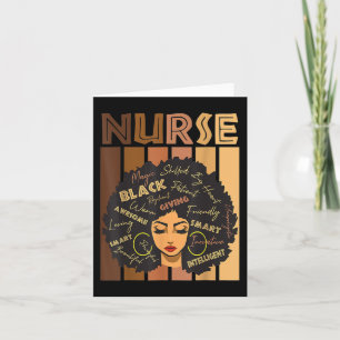 Tarjeta Black Woman Magic Afro Melanin Queen Black History