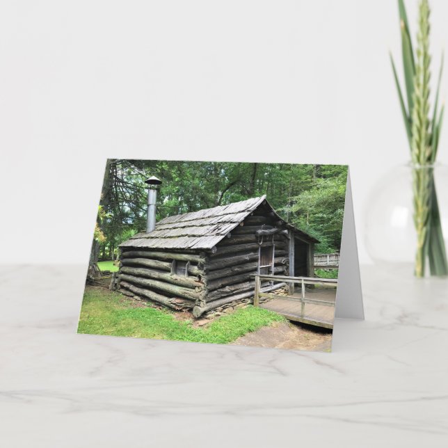 Tarjeta Blacksmith Shop en Mabry Mill, Virginia (Anverso)