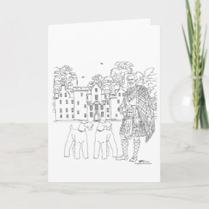 Tarjeta Blair Castle Scotland Card