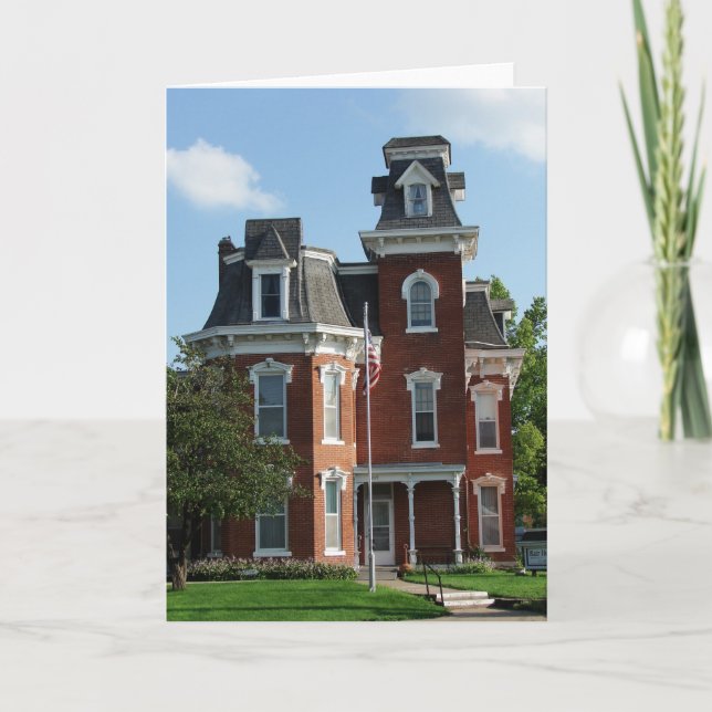 Tarjeta Blair House, Washington, Iowa (Anverso)