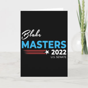 Tarjeta Blake Masters Para la Elección del Senado Repúblic