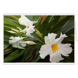 TARJETA BLANCA DE JASMINE BLANCA