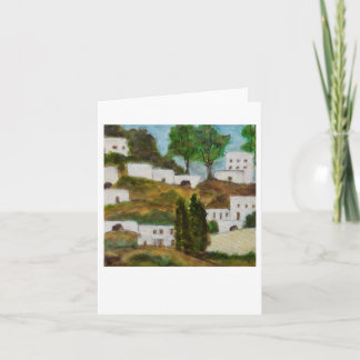 Tarjeta blanca de la ciudad israelí