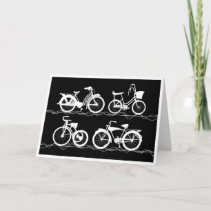 Tarjeta blanca Les Bicyclettes