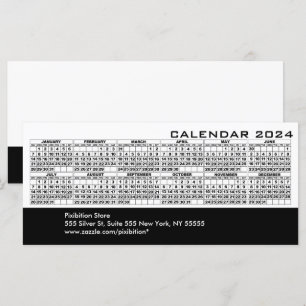 Tarjeta blanca para rack Holidays 2024