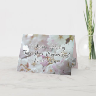 Tarjeta blanca personalizada del monumento de la