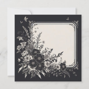Tarjeta blanca personalizada - plantilla en blanco