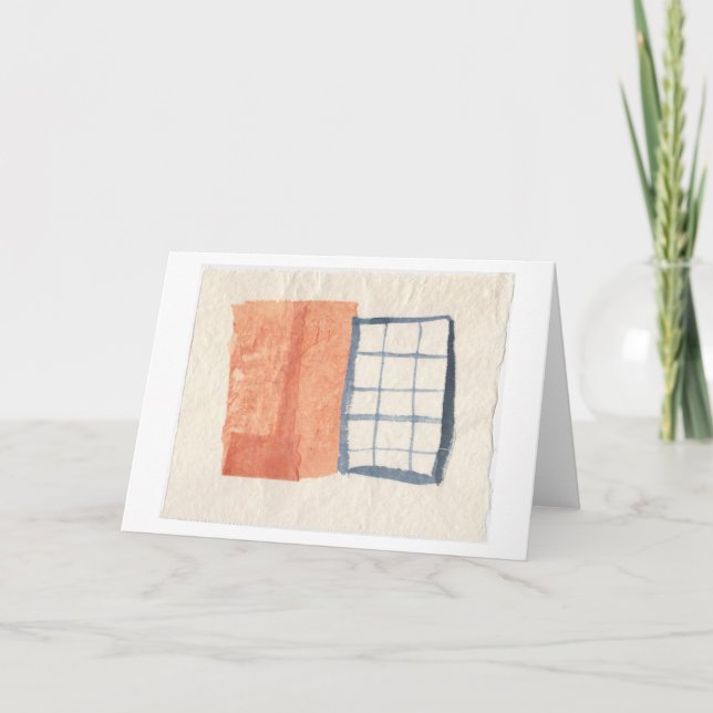 Tarjeta blanca plegada estándar de 5" x 7" (Anverso)
