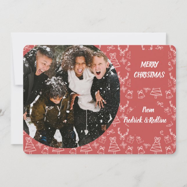 Tarjeta blanca rosa (Anverso)