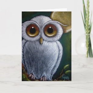 Tarjeta BLANCO FANTASY BABY OWL Card