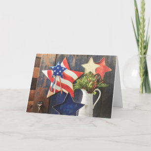 TARJETA BLANCO ROJO O AZUL FELIZ CUMPLEAÑOS PARA "USTED"