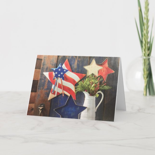 TARJETA BLANCO ROJO O AZUL FELIZ CUMPLEAÑOS PARA "USTED" (Anverso)