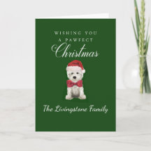 Blanco Westie Navidad Caprichoso