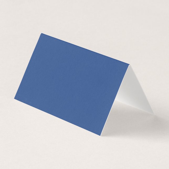 Tarjeta Blank Crea tu propio - Azul profundo (Anverso)