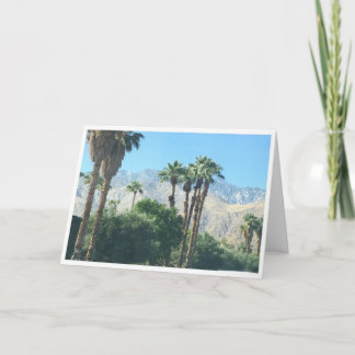 Tarjeta Blank - Escena del desierto - Palm Springs, CA - C