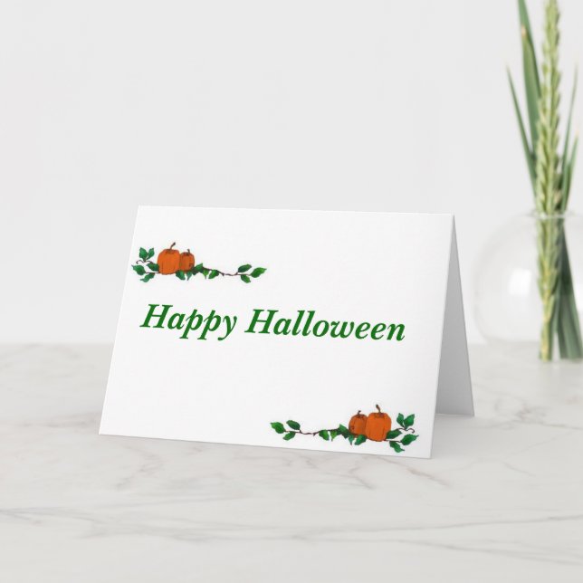 Tarjeta Blank Halloween Card (Anverso)