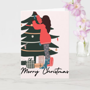Tarjeta Blank Merry Christmas