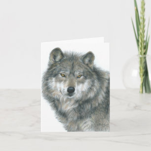 Tarjeta Blank Notecard "Haunted Eyes" Arte original