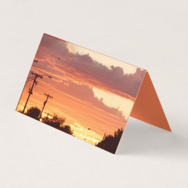 Tarjeta Blank-Sunset en Suburbia
