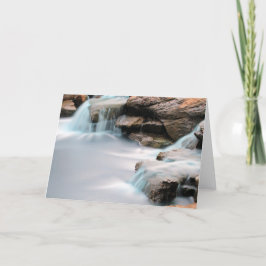 Tarjeta Blank Texas Sugar Land Park Silky Waterfall