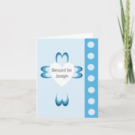 Tarjeta Blessed Baptism Gracias Card