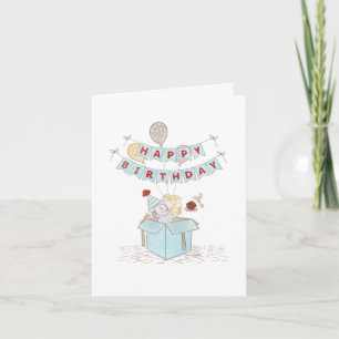Tarjeta Blessed Birthday Greeting Card