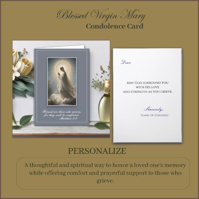Tarjeta Blessed Virgin Mary Sympathy (Subido por el creador)