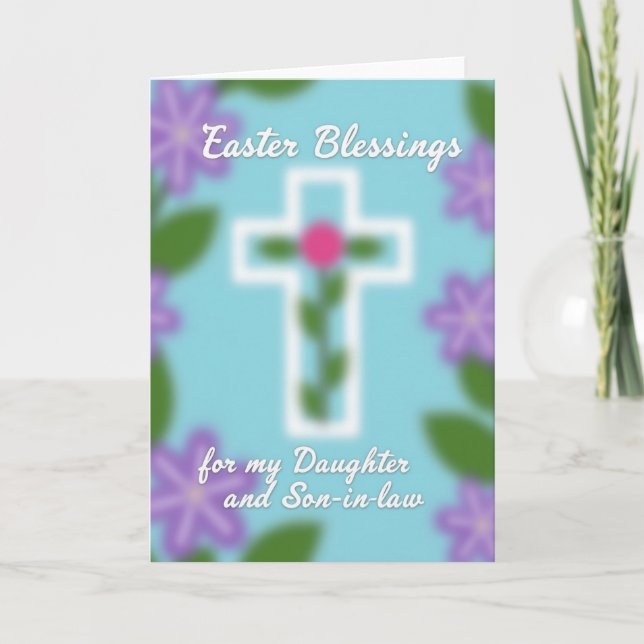 Tarjeta Blessings For Daughter Son Card (Anverso)