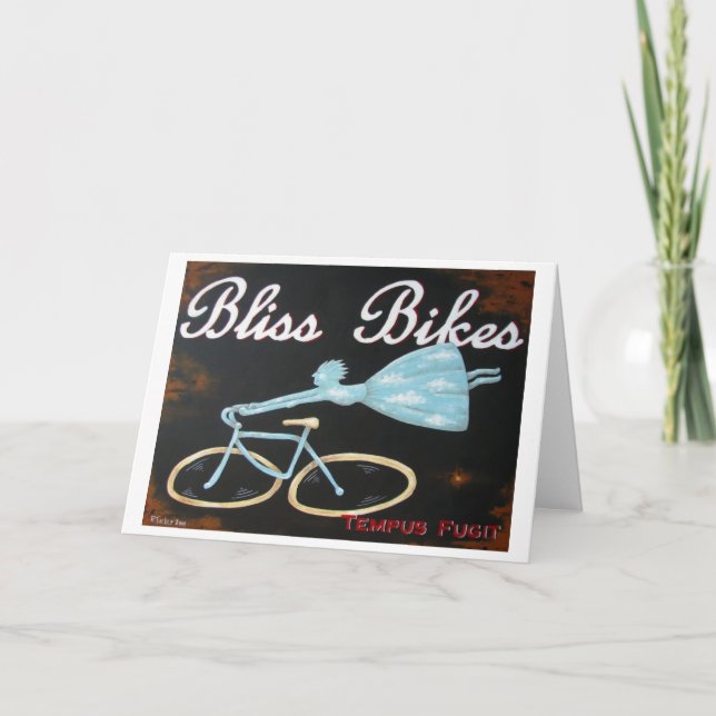 Tarjeta Bliss Bikes Notecard (Anverso)