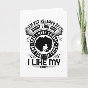 Tarjeta BLM - No me avergüenzo de mi cuerpo