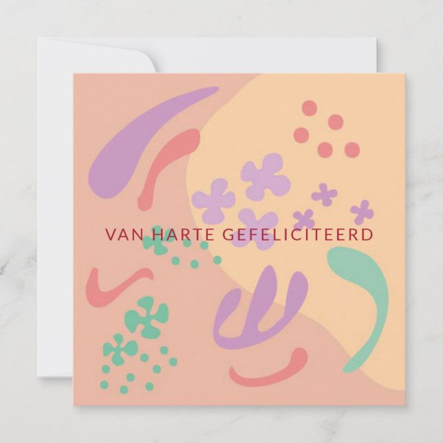 Tarjeta bloem (Anverso)