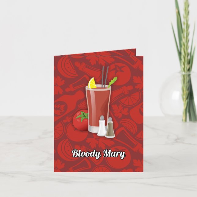 Tarjeta Bloody Mary Cocktail (Anverso)