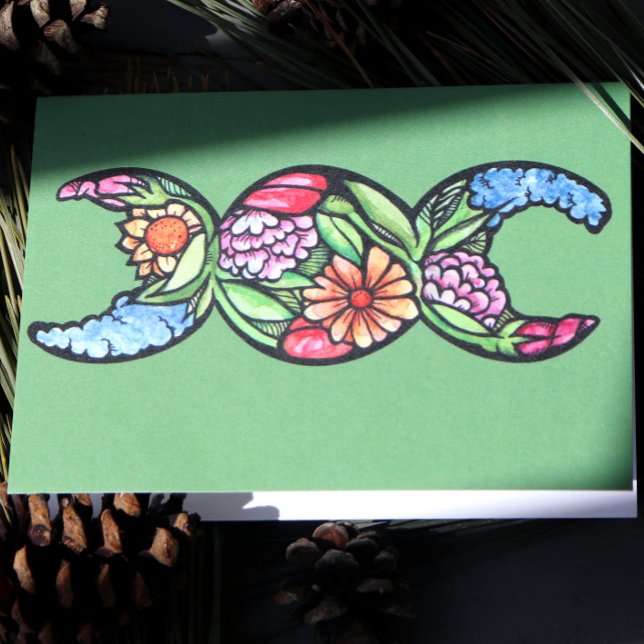 Tarjeta Bloom de símbolo de la luna triple (Subido por el creador)