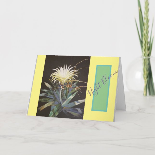 Tarjeta ''Bloom nocturno'' de Bruce Tunis (Anverso)