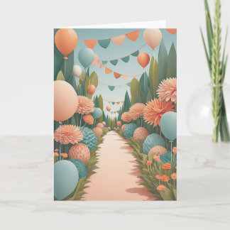 Tarjeta Blooming Wishes