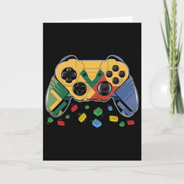 Tarjeta Bloque de juego de video de Master Builder Ladrill (Anverso)