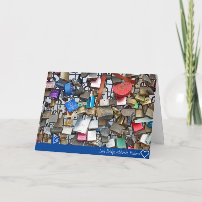 Tarjeta Bloques de amor de Helsinki (Anverso)