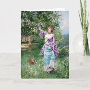 Tarjeta Bloques de primavera   Henry John Yeend King