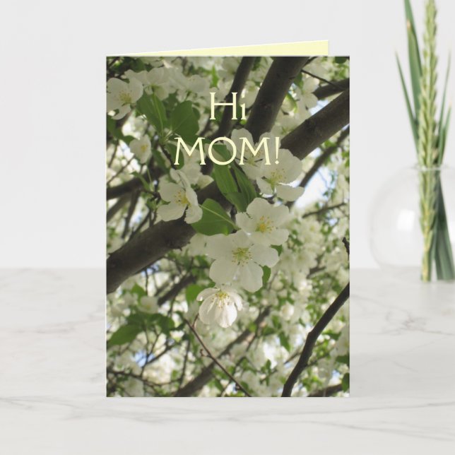 Tarjeta blossoms7, HiMOM! (Anverso)