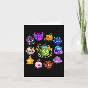 Tarjeta Blox Fruit Round Of Mythicales For Birday