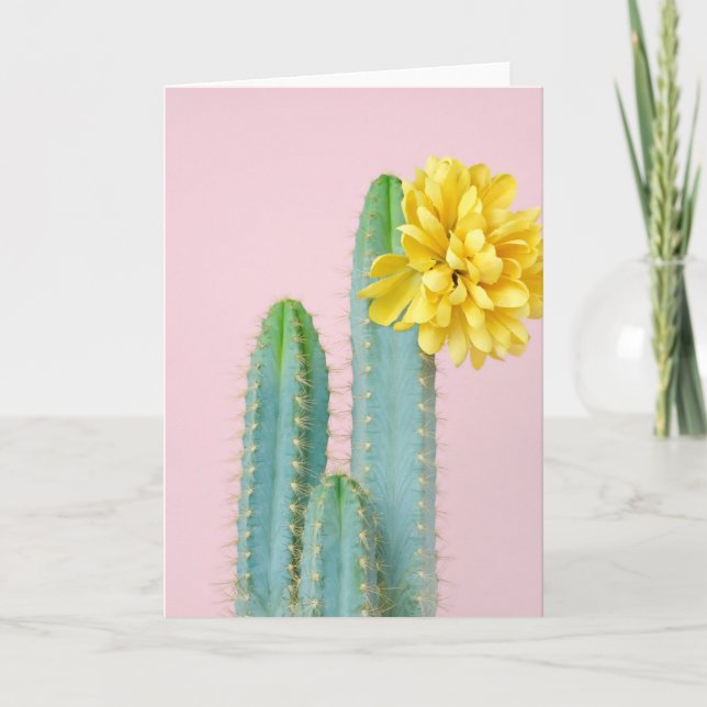Tarjeta Blue Cactus Trio (Anverso)