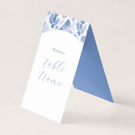 Tarjeta Blue Dreamy Table Markers