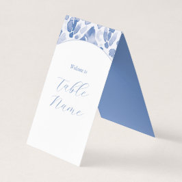 Tarjeta Blue Dreamy Table Markers