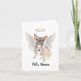 Tarjeta Blue Fawn Tricolor Frenchie Memorial