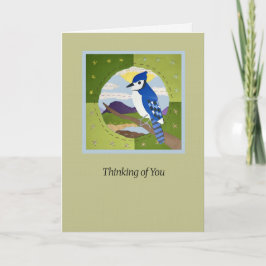 Tarjeta Blue Jay "Thinking of You" Art Card 