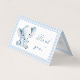 Tarjeta Blue Little Peanut Baby Boy Shower Gracias Cartas