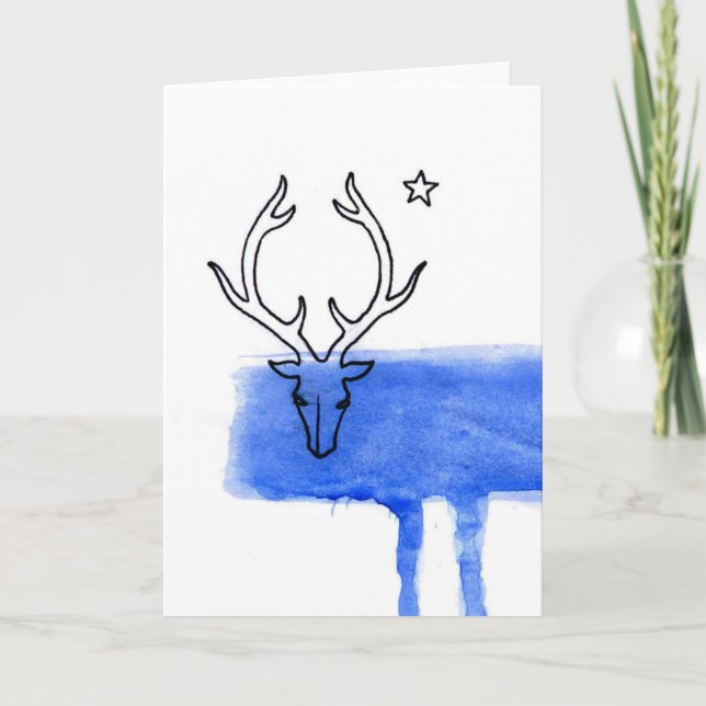 Tarjeta Blue Moon Deer (Anverso)