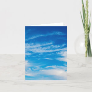 Tarjeta Blue Sky White Clouds Heavenly Cloud Background